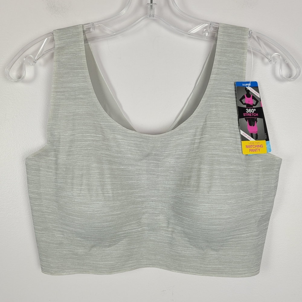 Bali Wireless Comfort T-shirt Bra XL Gray NEW